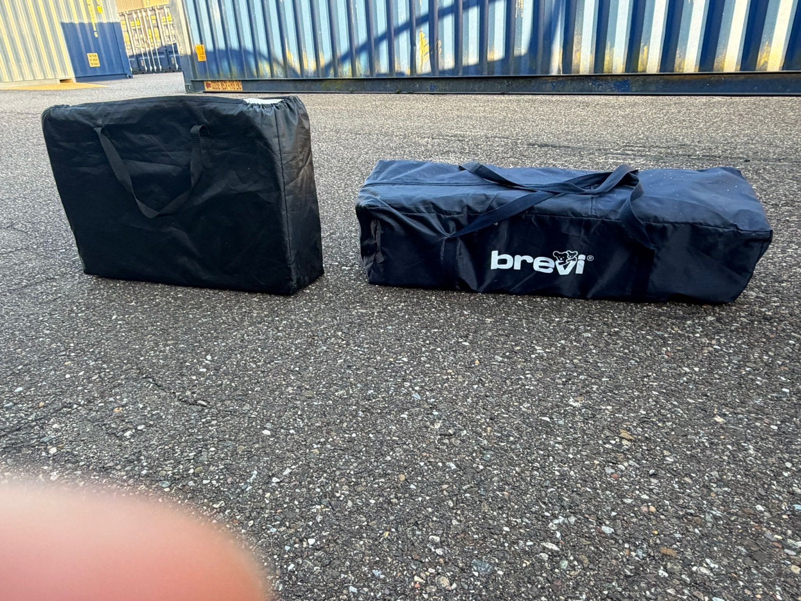 Brevi Campingbedje met matras, Ophalen, 70 tot 85 cm, 140 tot 160 cm, Zo goed als nieuw