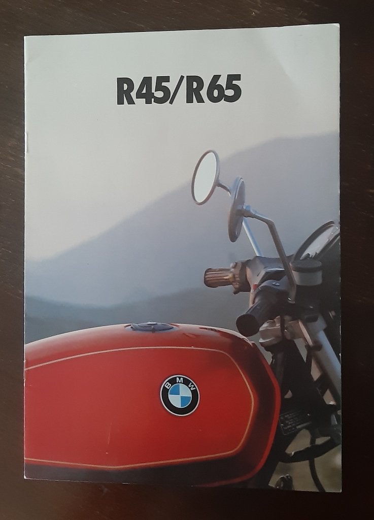 BMW R45/R65 brochure - Origineel en in goede staat, Ophalen of Verzenden, BMW