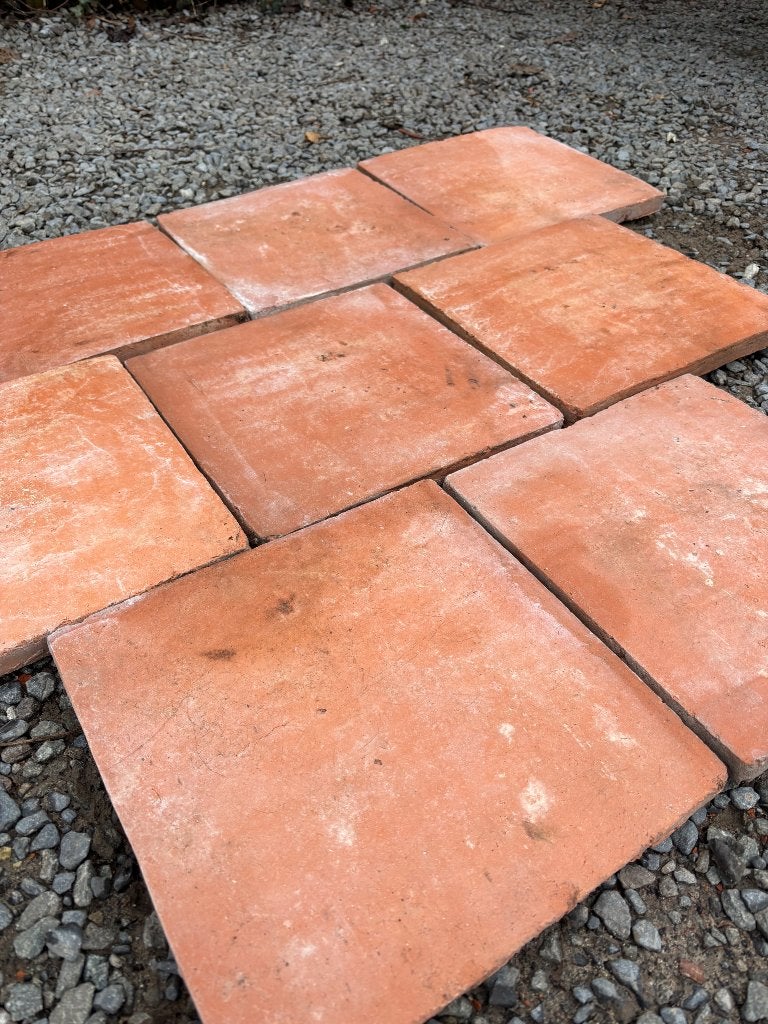 Lot antieke terracotta tegels Voor info BELLEN 0474220705, Ophalen