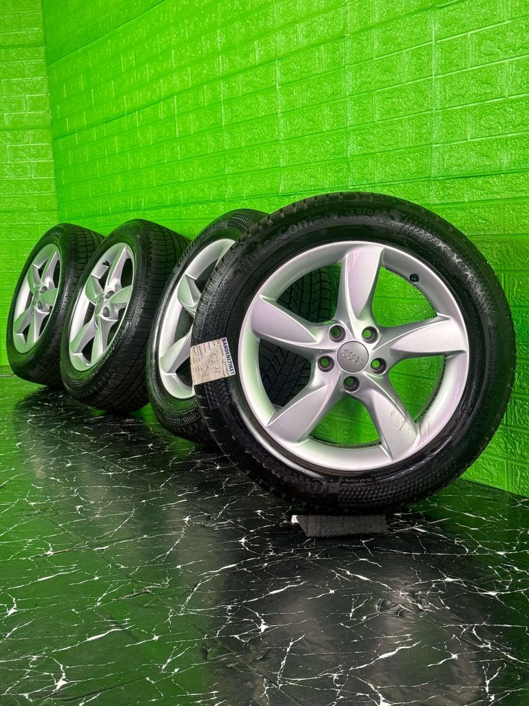 Originele Audi A6 S6 A7 S7 velgen 17" 5x112 winterset 9mm