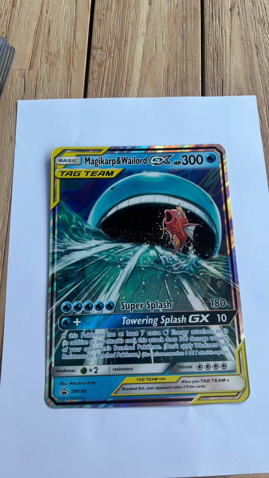 Magikarp & Wailord SM166 Jumbo, Ophalen of Verzenden, Zo goed als nieuw