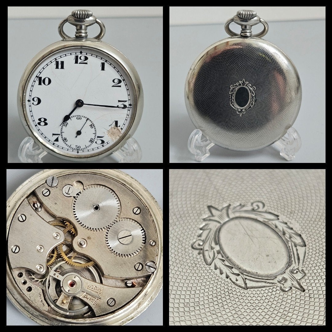 Heren zakhorloge met kroonopwinding,  loopt, Ophalen of Verzenden