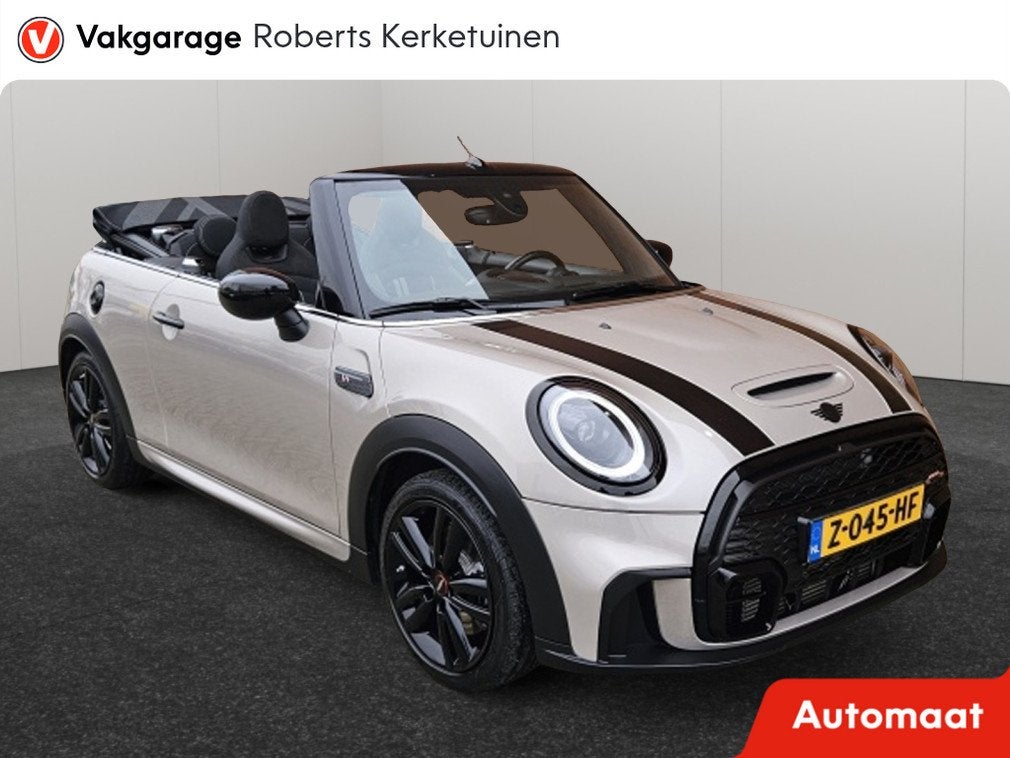 MINI Cabrio 2.0 Cooper S 180PK Automaat John Cooper Works Ca, Auto's, Gebruikt, Euro 6, 4 cilinders, 4 stoelen