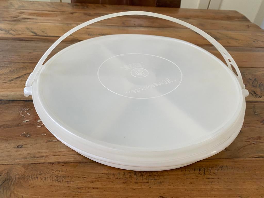 Tupperware partyschaal, Ophalen of Verzenden, Wit