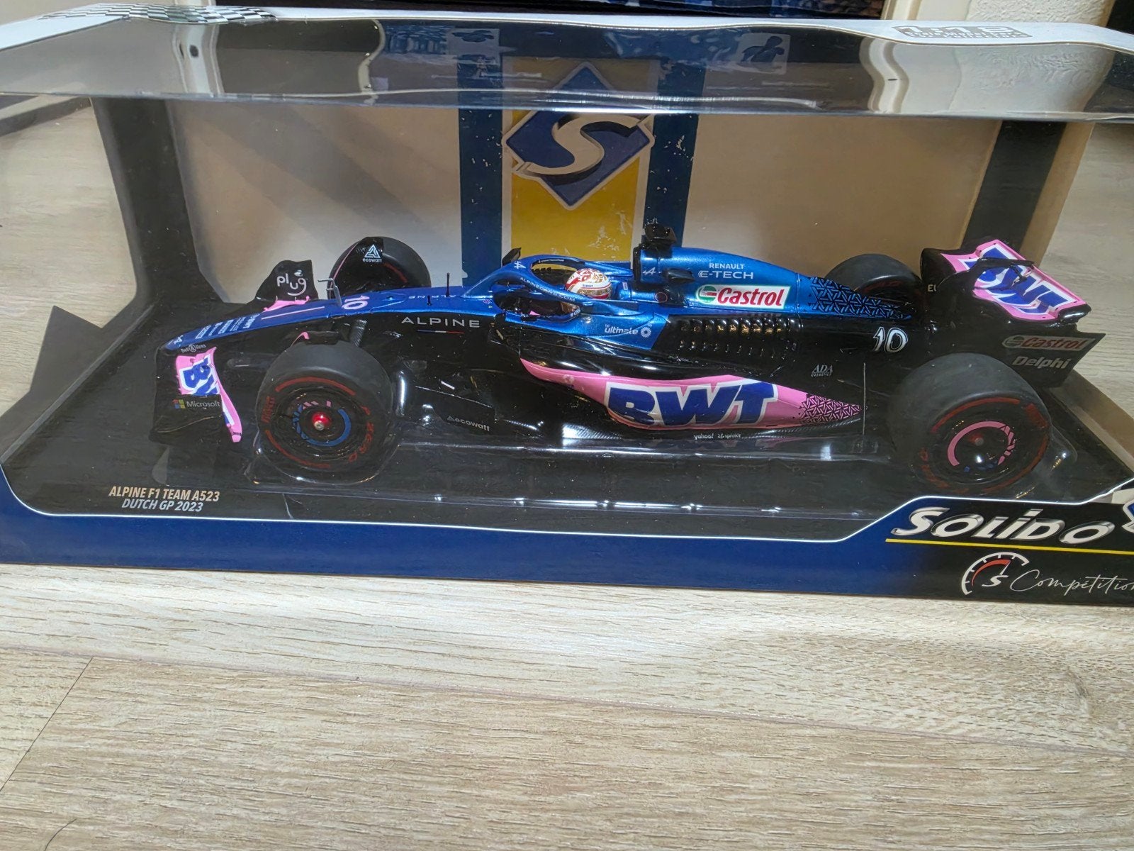 Solido Alpine F1 Team A523 Dutch GP 2023 schaalmodel, Ophalen of Verzenden, Nieuw, Overige typen