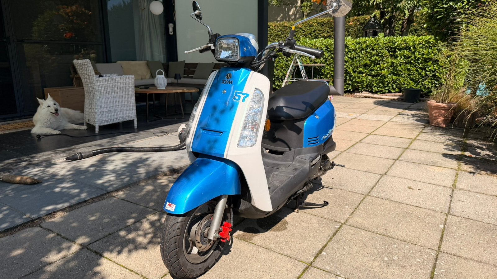 SYM Tonik 50 Scooter – 2013 – slechts 6.700 km – blauw, Ophalen, Gebruikt, Overige modellen, Benzine