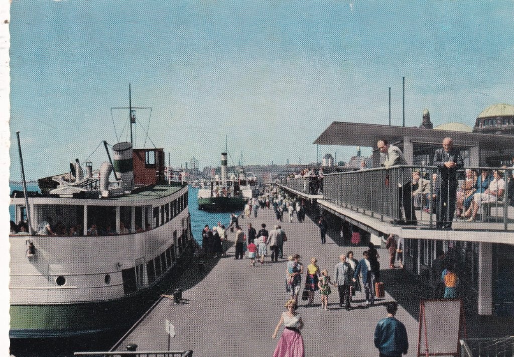 Duitsland hamburg, landungsbrucken, Verzamelen, Verzenden, 1960 tot 1980, Gelopen, Duitsland