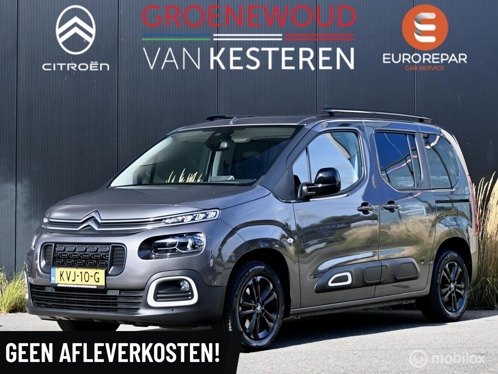 Citroen Berlingo Shine 130pk I Automaat I Panodak I Trekhaak, 12 maanden, Gebruikt, 1199 cc, 3 cilinders