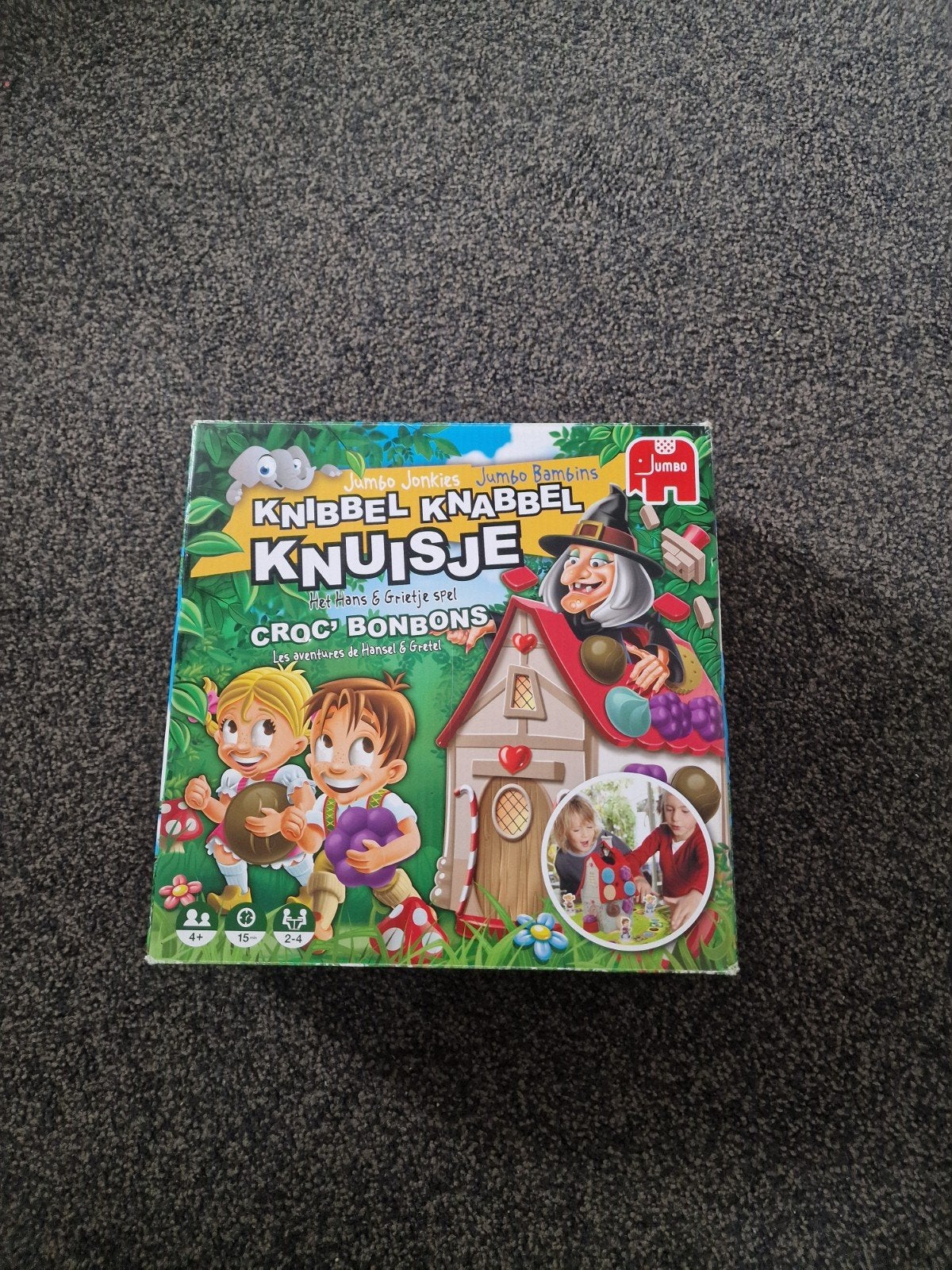 knibbel knabbel knuisje spel te koop, Ophalen of Verzenden, Zo goed als nieuw