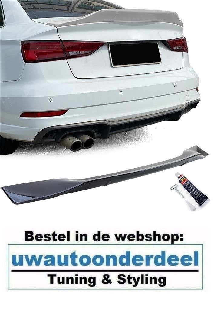 Achterklep Ducktale Spoiler Zwart Geschikt Voor Audi A3 8V L, Verzenden