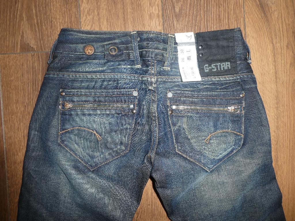 Nieuwe Gstar Corvet Track Wash Used spijkerbroek maat 26-30, Nieuw, W27 (confectie 34) of kleiner, G-star, Verzenden