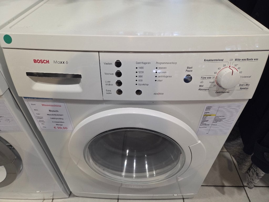 wasmachine - Bosch - Budget!, Witgoed en Apparatuur, Wasmachines, Duitsland, Nl-infocentrum-bosch@bshg.com, Refurbished, 85 tot 90 cm
