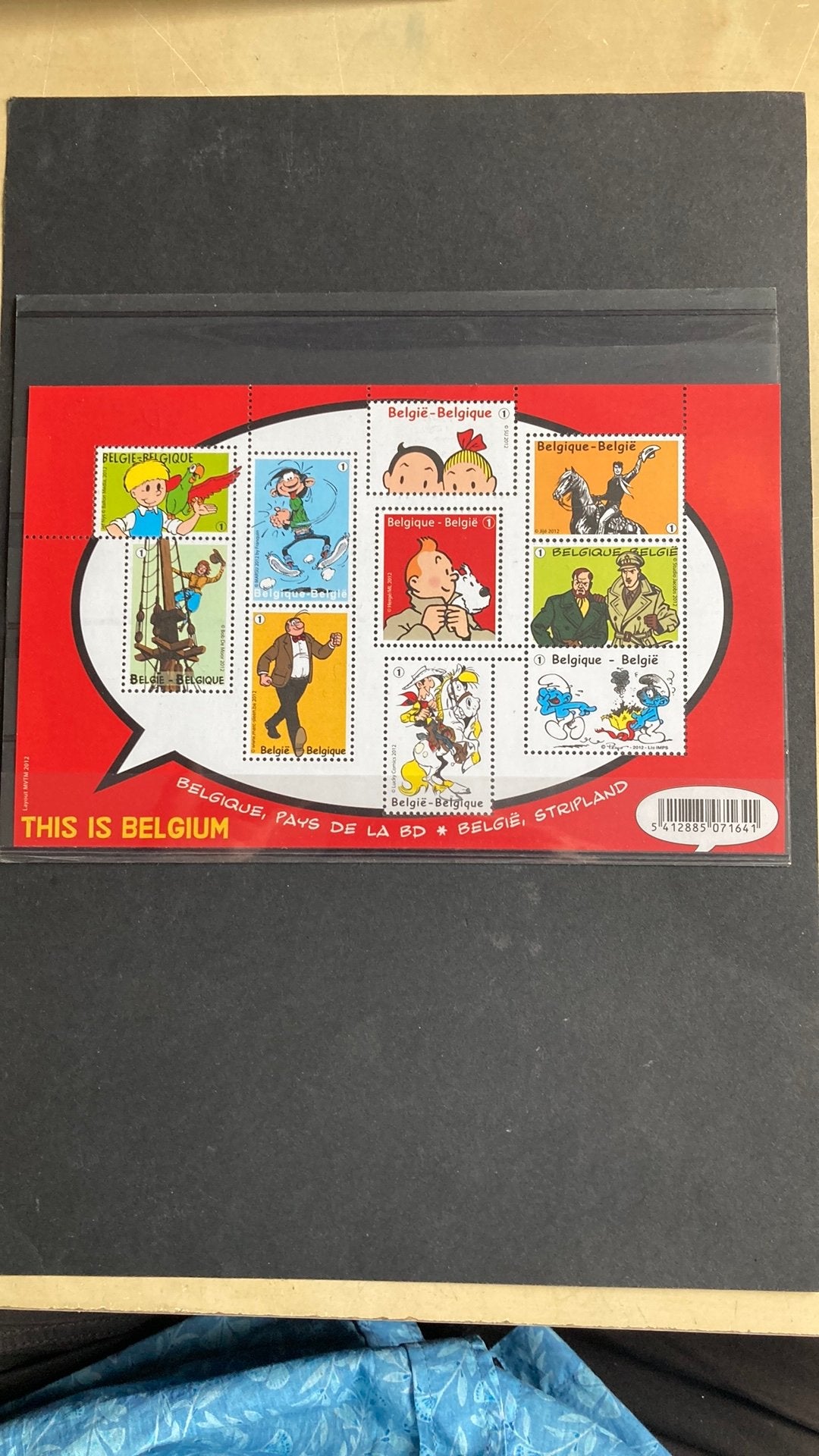 België Hogue 201 oa kuifjr stripfiguren post/1531, Ophalen of Verzenden, Buitenland