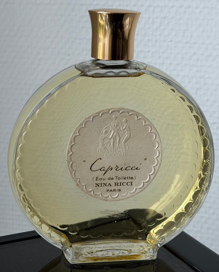 Vintage NINA RICCI Eau de Toilette  Capricci La Lique fles, Verzenden, Zo goed als nieuw, Parfumfles