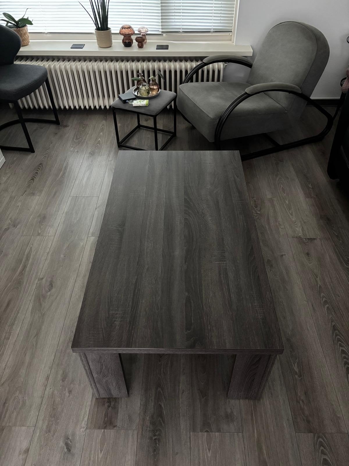 Eettafel en Salontafel, Ophalen of Verzenden, Gebruikt, Rechthoekig, 50 tot 100 cm