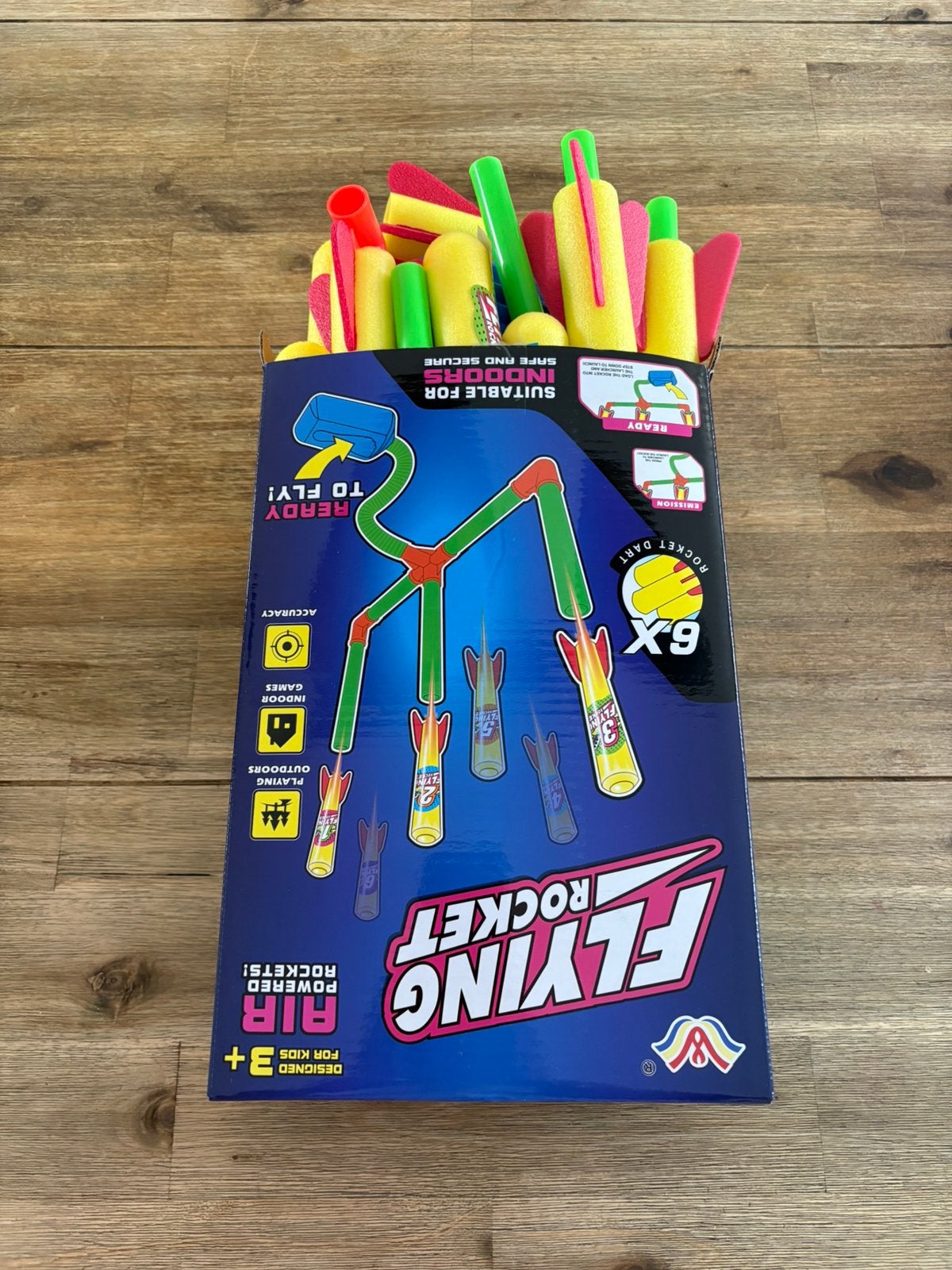 Flying Rocket luchtraketset mét extra onderdelen, Ophalen of Verzenden, Zo goed als nieuw