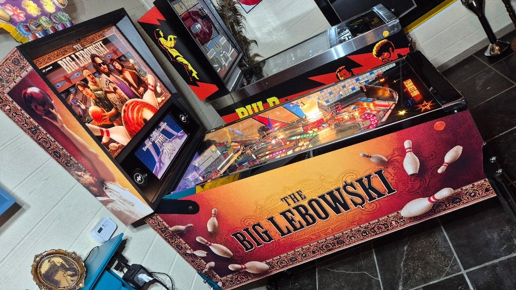 "The Big Lebowski” Flipperkast - MOD's & Zeldzame Topper!, Ophalen, Zo goed als nieuw, Flipperkast, Overige merken