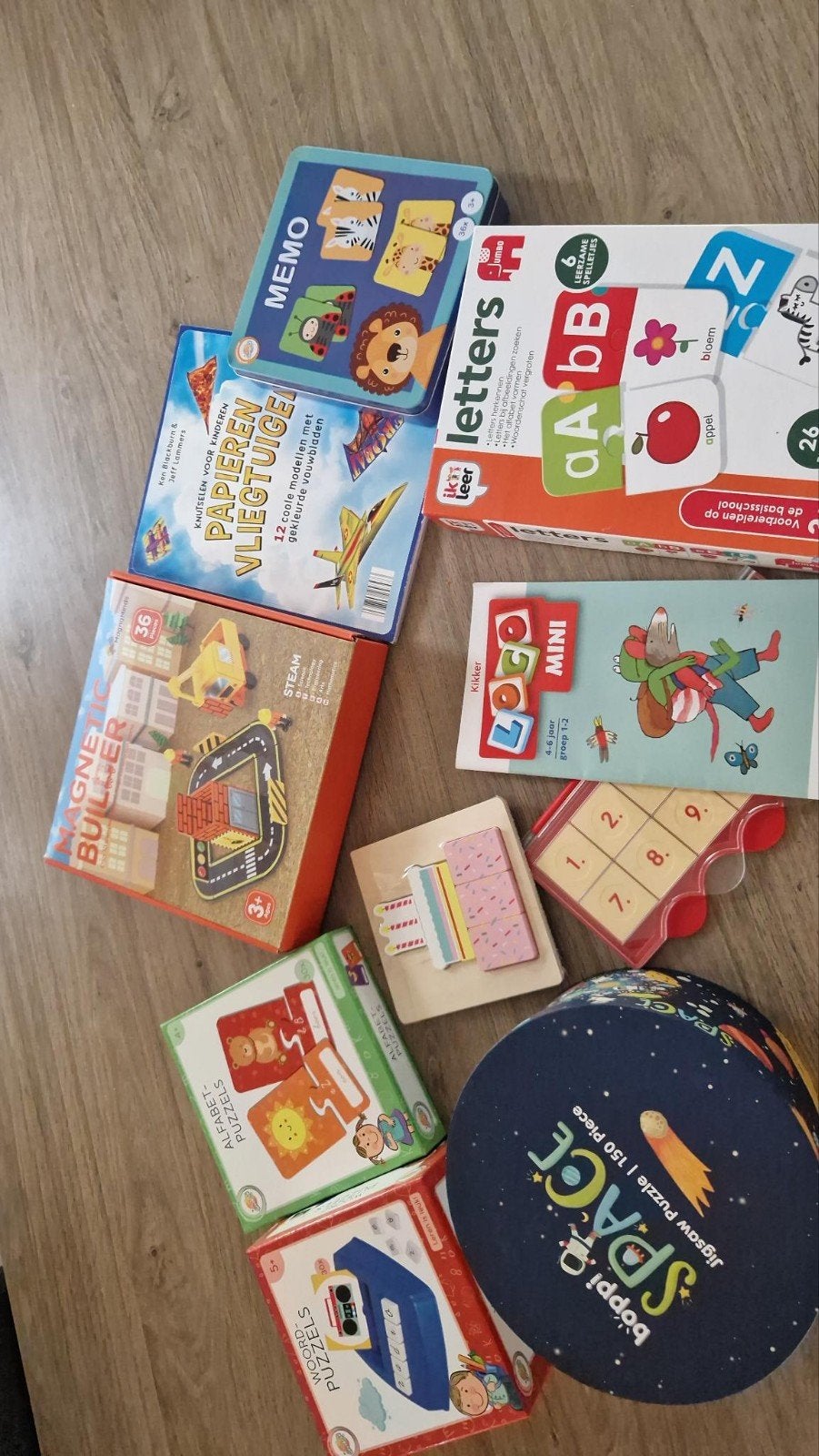Diverse educatieve spellen en puzzels voor kinderen, Ophalen, Meer dan 50 stukjes, Zo goed als nieuw, 6 maanden tot 2 jaar