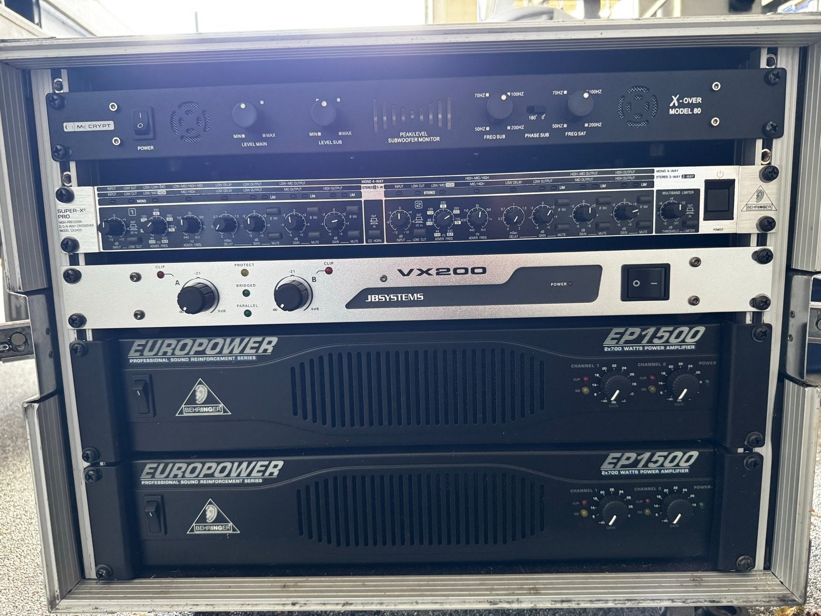 Complete PA-set met versterkers en luidsprekers, Ophalen, Gebruikt, 1000 watt of meer, P.A.