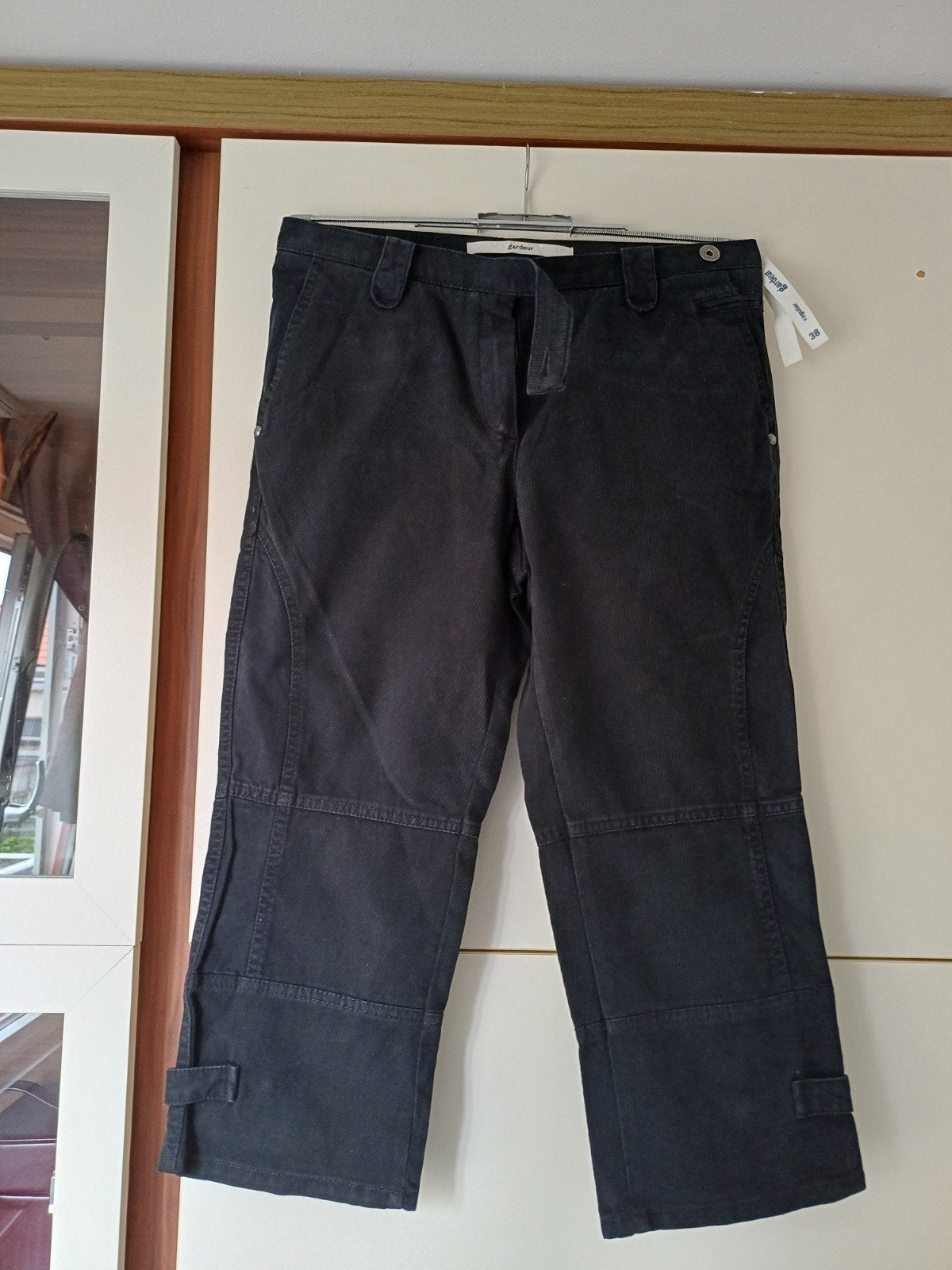 GARDEUR BROEK.  ZGAN, Maat 38/40 (M), Zwart, Ophalen of Verzenden, Zo goed als nieuw