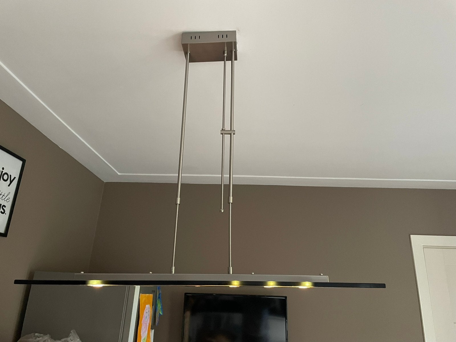 Hanglamp glas, Ophalen, Zo goed als nieuw, Glas