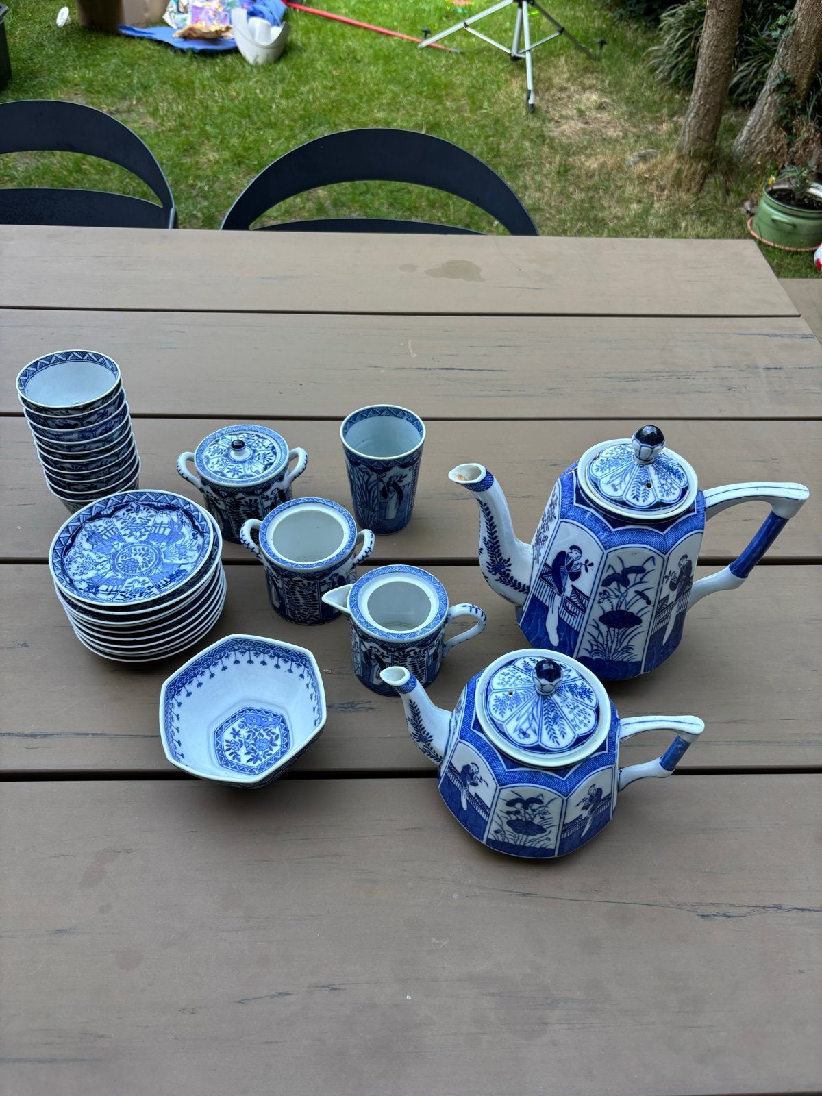 Prachtig Lange Lijs servies in goede staat, Ophalen