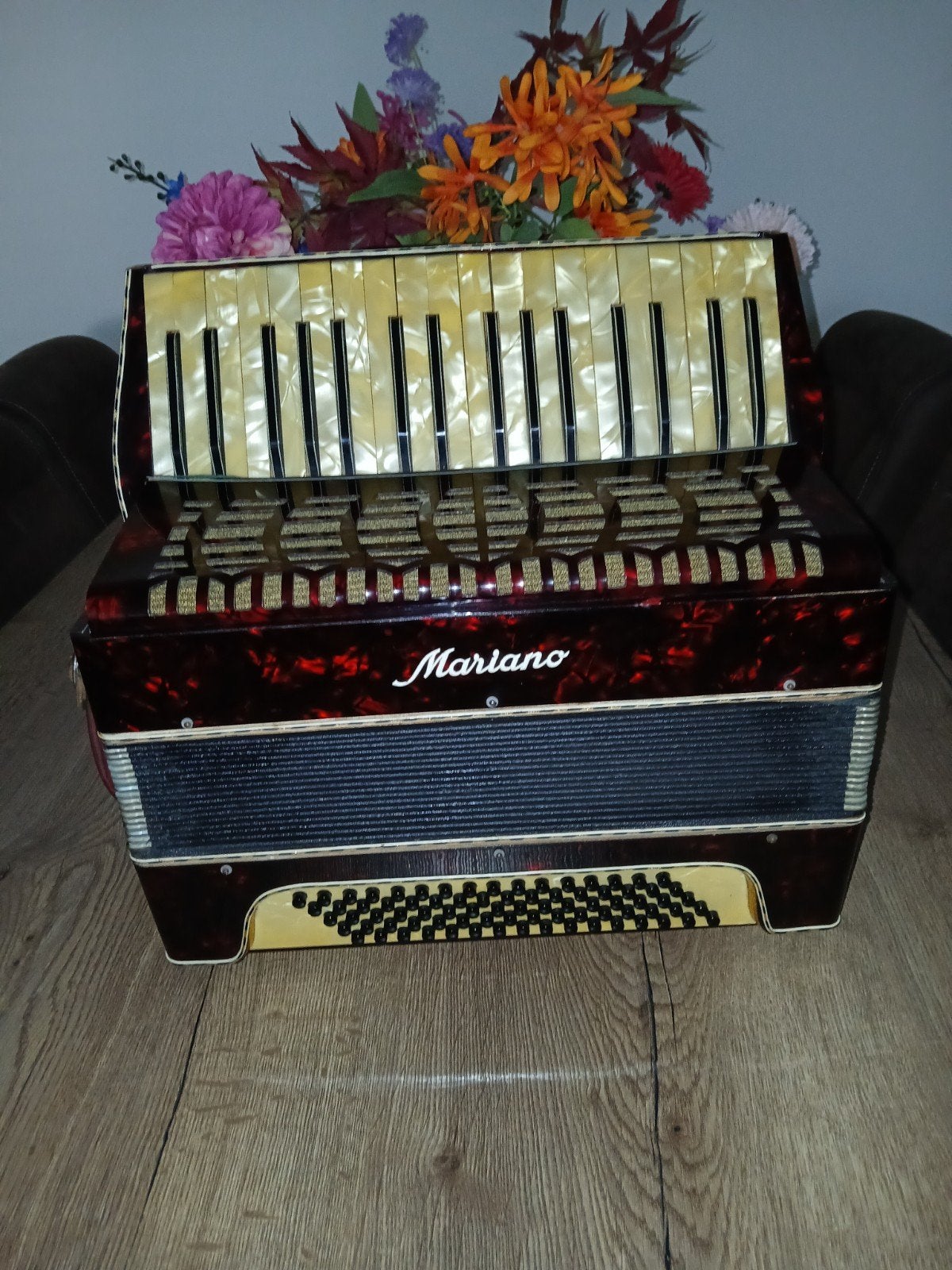 Prachtige puntgave playback zelfspelende accordeon, Ophalen of Verzenden, Zo goed als nieuw, 120-bas, Overige merken