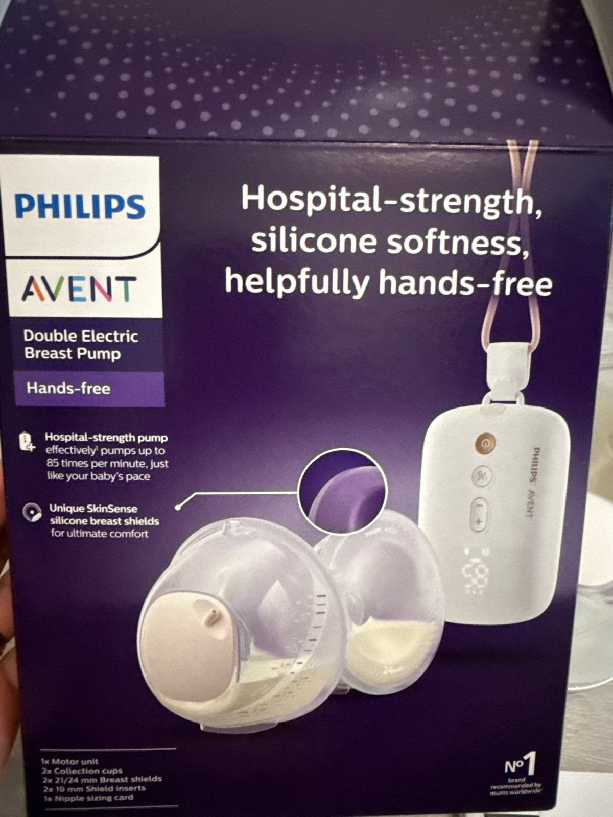 Philips Avent Dubbele Elektrische Borstkolf Handsfree, Borstkolf, Zo goed als nieuw, Handsfree, Philips Avent
