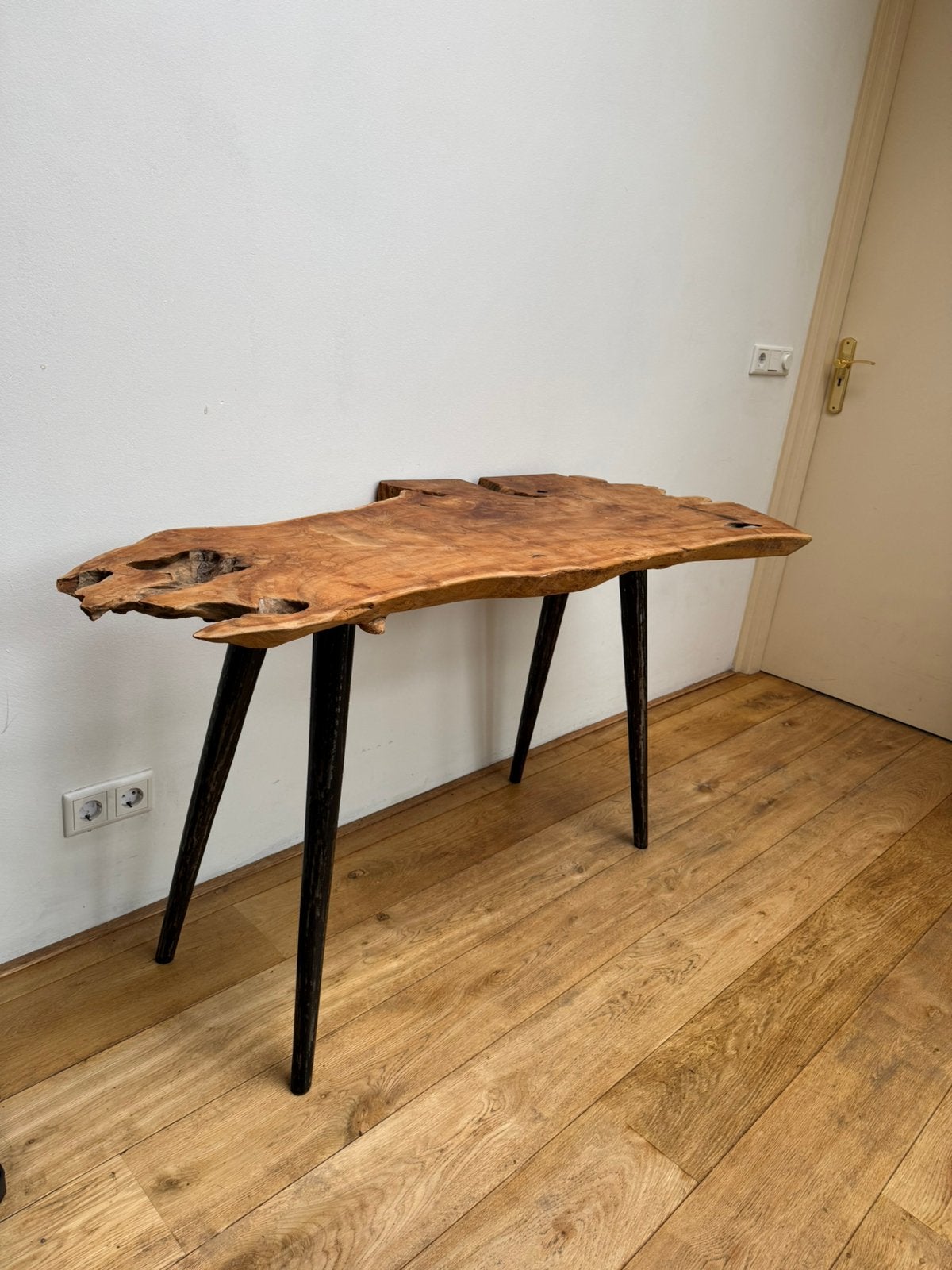 Houten tafel, Ophalen of Verzenden, Zo goed als nieuw, Rechthoekig, 50 tot 100 cm