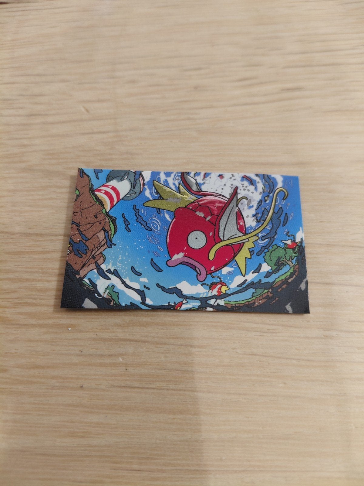 Magikarp Pokémon kaart - Custom Art, Ophalen of Verzenden, Gebruikt, Losse kaart