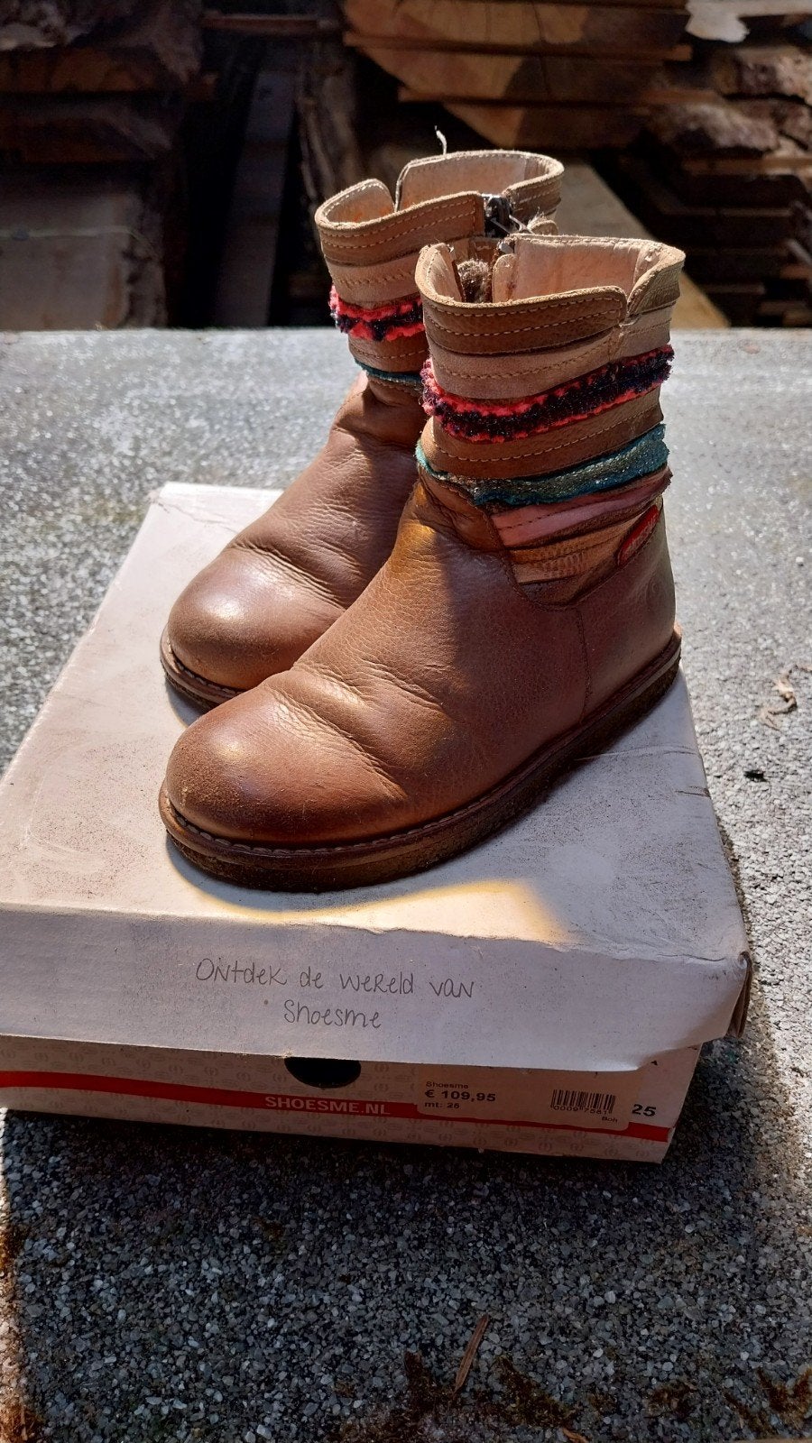 Stoere Shoesme laarzen maat 25, Gebruikt, Jongen of Meisje, Ophalen of Verzenden, Laarzen