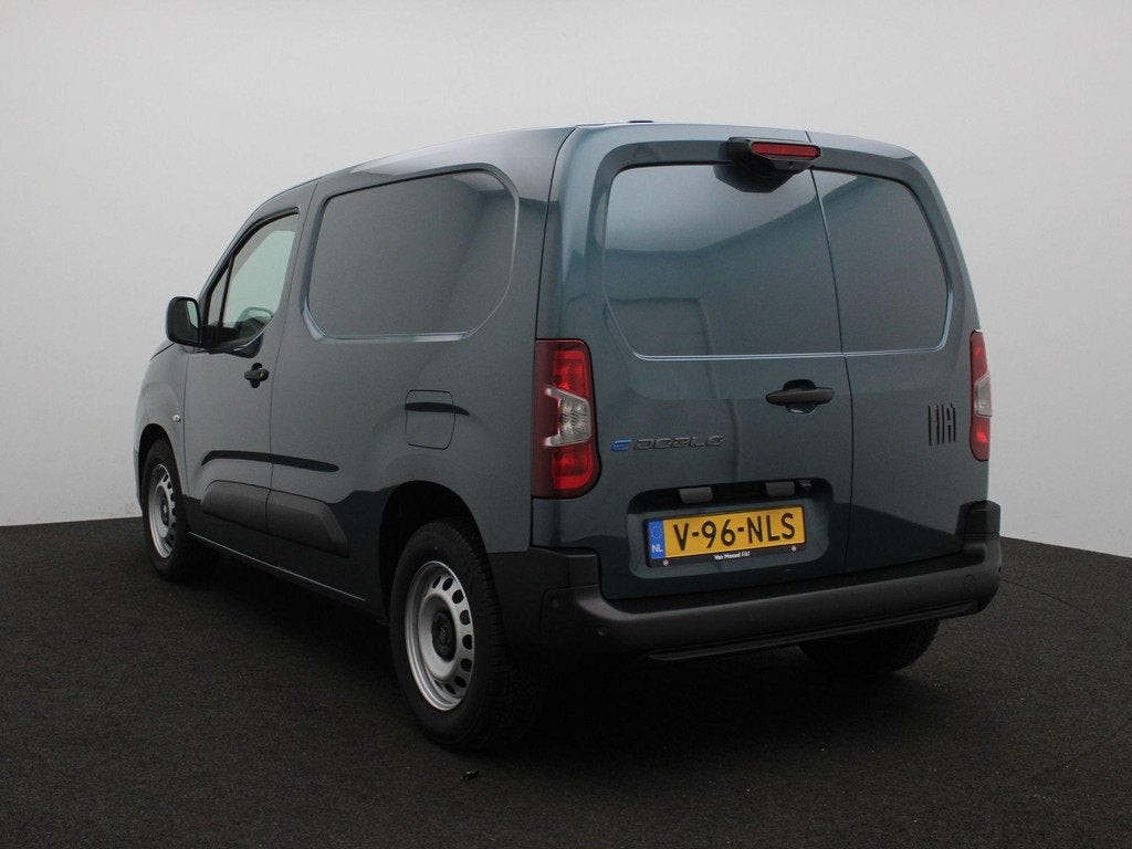 Fiat E-Doblò 136 L1 50 kWh | Tot 8 jaar garantie | Demo |, Met garantie (alle), Blauw, Parkeersensor, Origineel Nederlands
