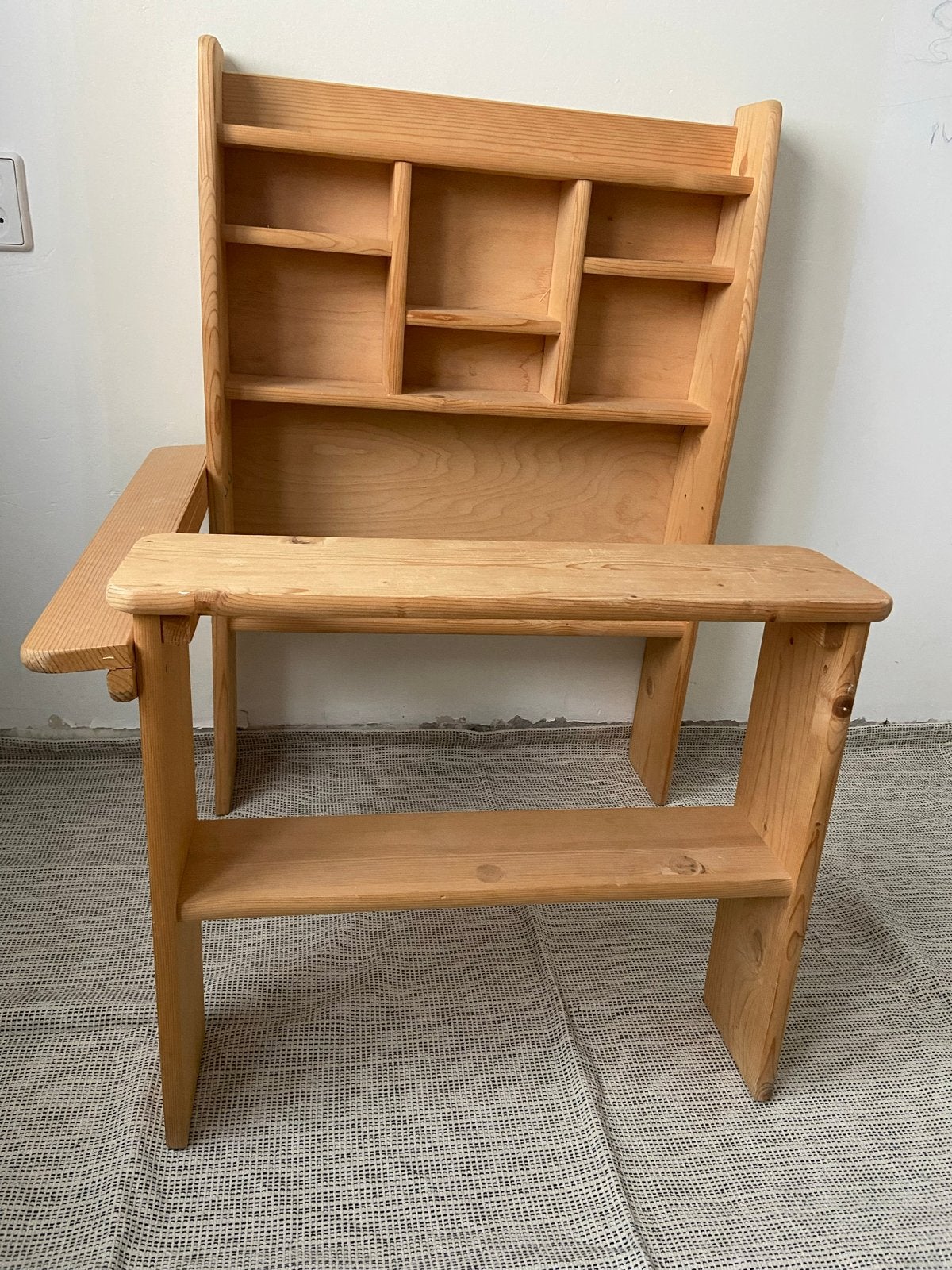 Houten kinderwinkeltje met balie, Kinderen en Baby's, Speelgoed | Houten speelgoed, Ophalen, Gebruikt, Meubelstuk of Keukentje