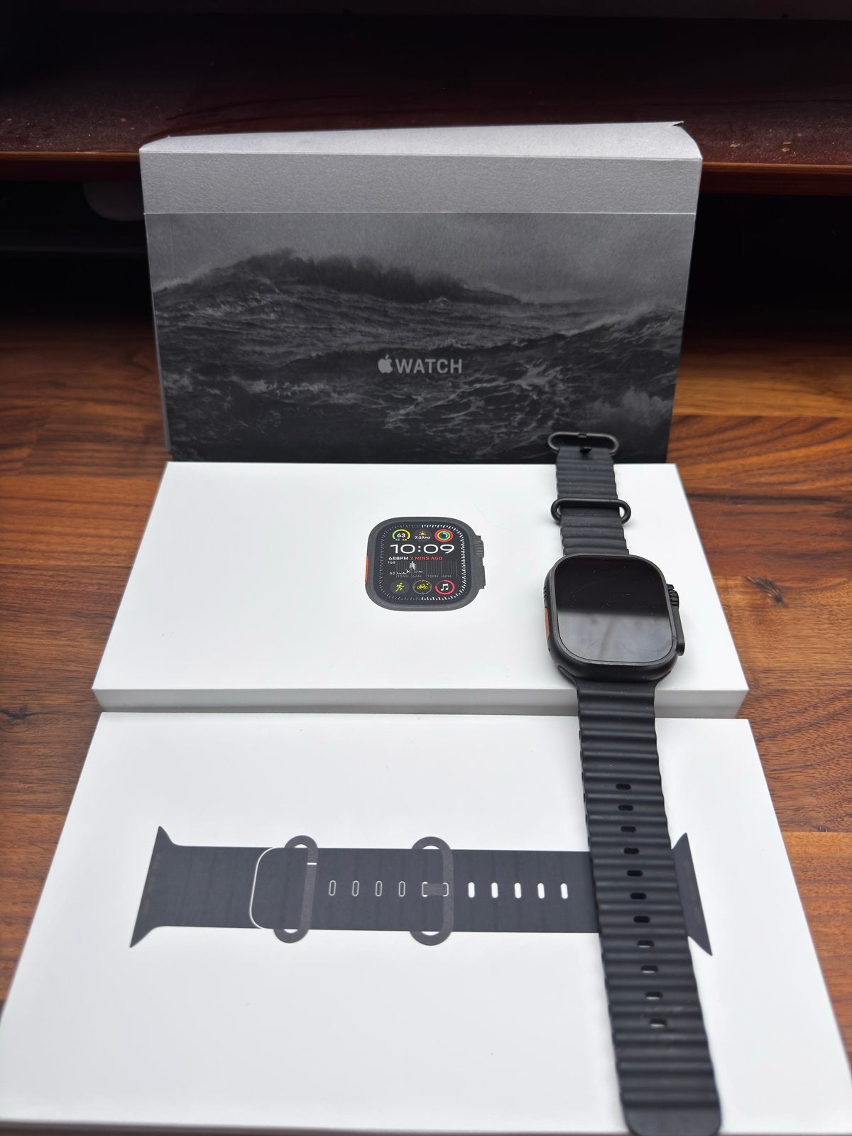 Apple Watch Ultra 2 - 49mm - Zo goed als nieuw, Zwart, IOS, Ophalen of Verzenden, Zo goed als nieuw
