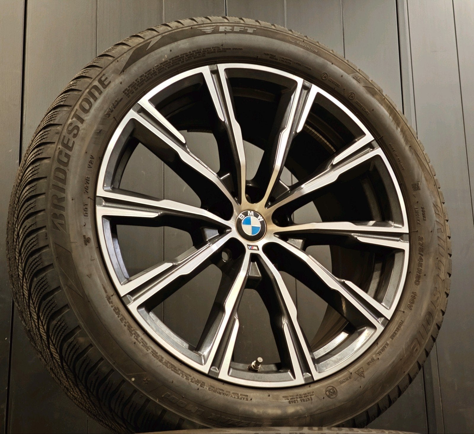 Org. 20" BMW WINTER 740M X5 G05 X6 G06 velgen, Gebruikt, Bmw, 275 mm, Banden en Velgen