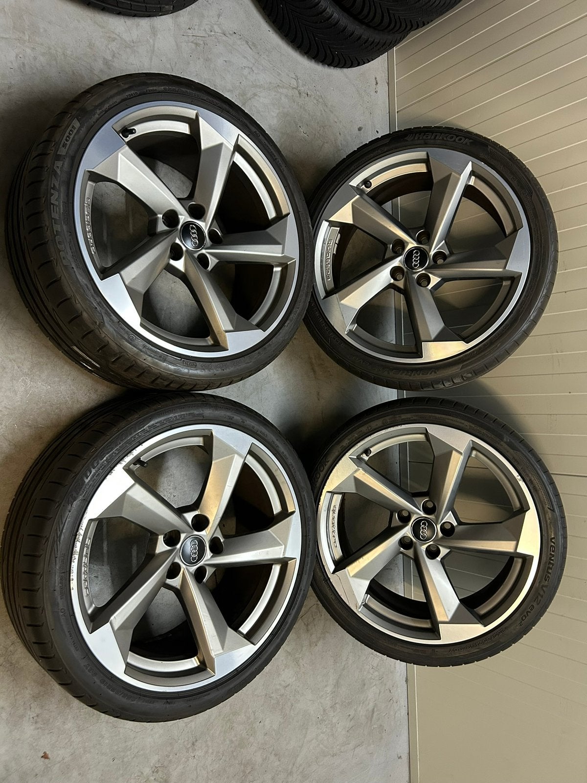 Originele Audi A5 S5 B9 Quattro 19 inch velgen zomer AO, Auto-onderdelen, Audi, Gebruikt, 255 mm, Banden en Velgen
