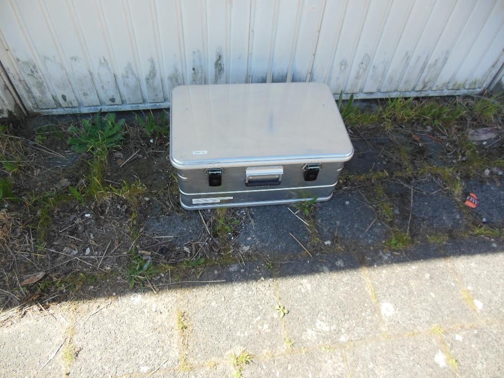 Aluminium opbergbox, Doe-het-zelf en Verbouw, Kratten en Dozen, Ophalen, Gebruikt, Overige typen, 50 tot 75 cm