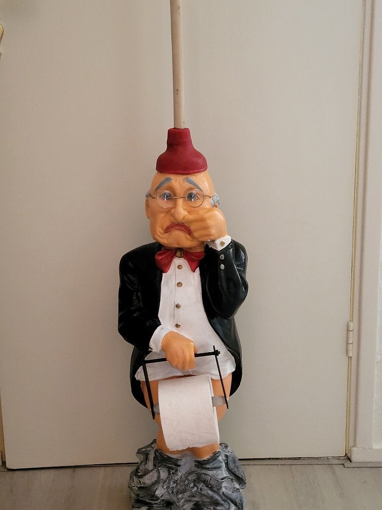 Wc rolhouder beeld, Ophalen, Zo goed als nieuw, Meerkleurig