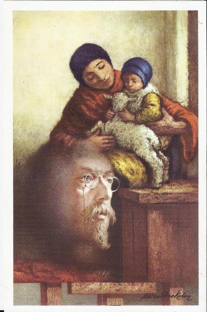D140 Gelopen ansichtkaart jacob smits schilder, Ophalen of Verzenden, 1920 tot 1940, Gelopen