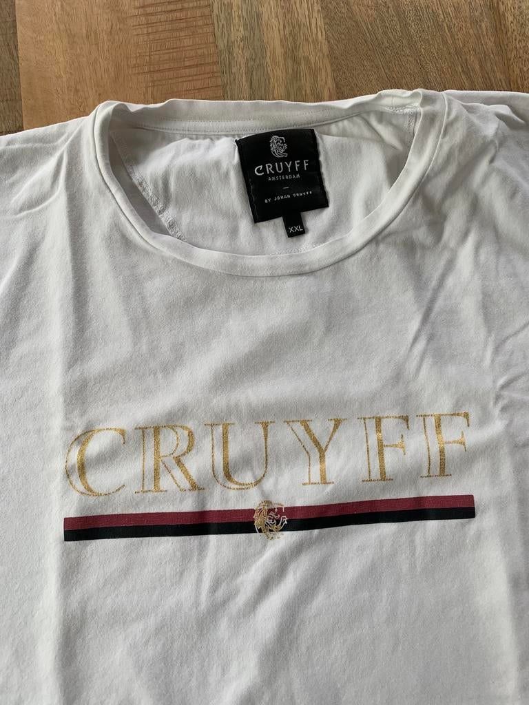 Officieel Cruyff t-shirt wit, maat: XXL, Ophalen of Verzenden, Zo goed als nieuw, Wit