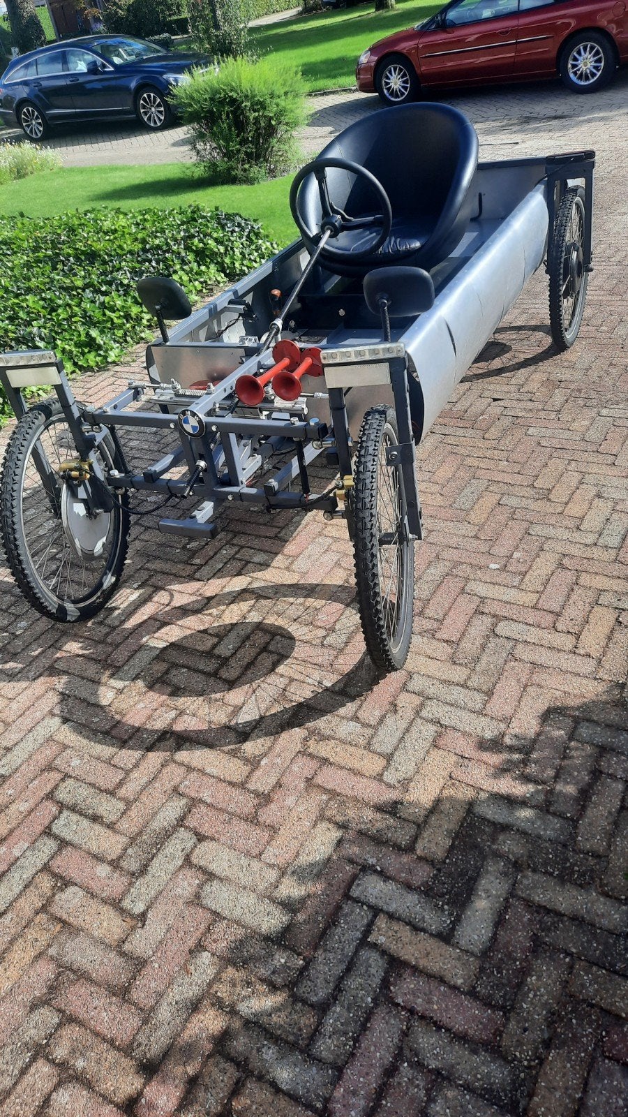Unieke zelfbouw vierwieler., Ophalen, Zo goed als nieuw, Schijfrem, Zelf bouw