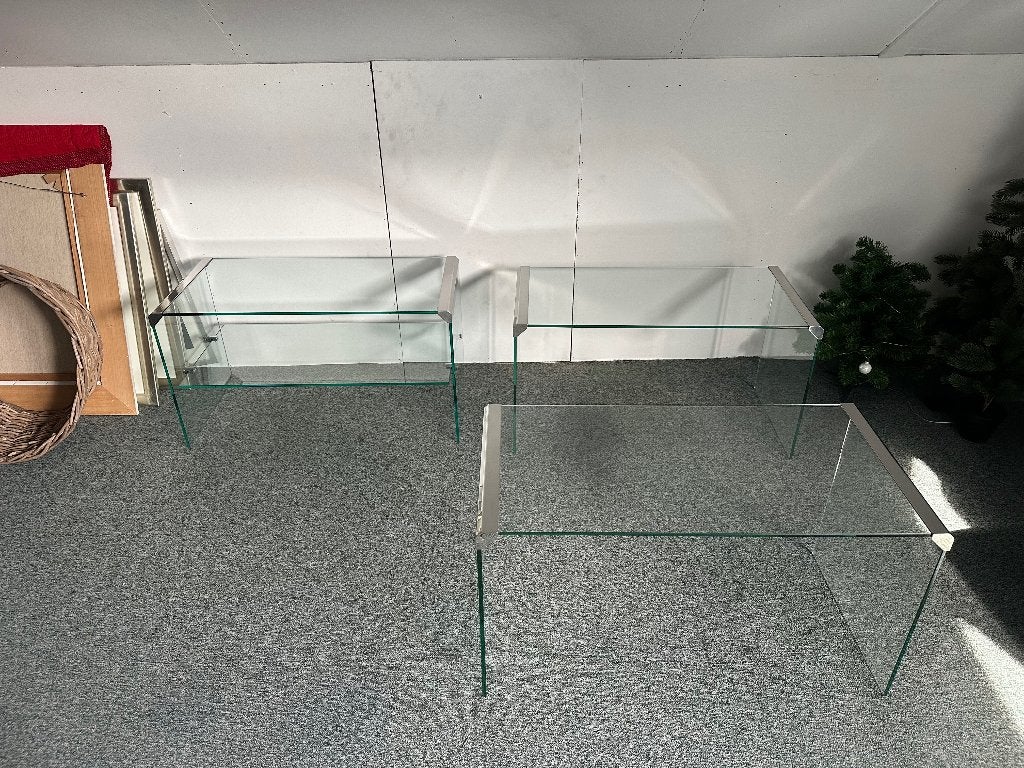 Galotti & Radice 3 designtafels, totaalprijs €340, Ophalen, Minder dan 50 cm, Gebruikt, 50 tot 100 cm