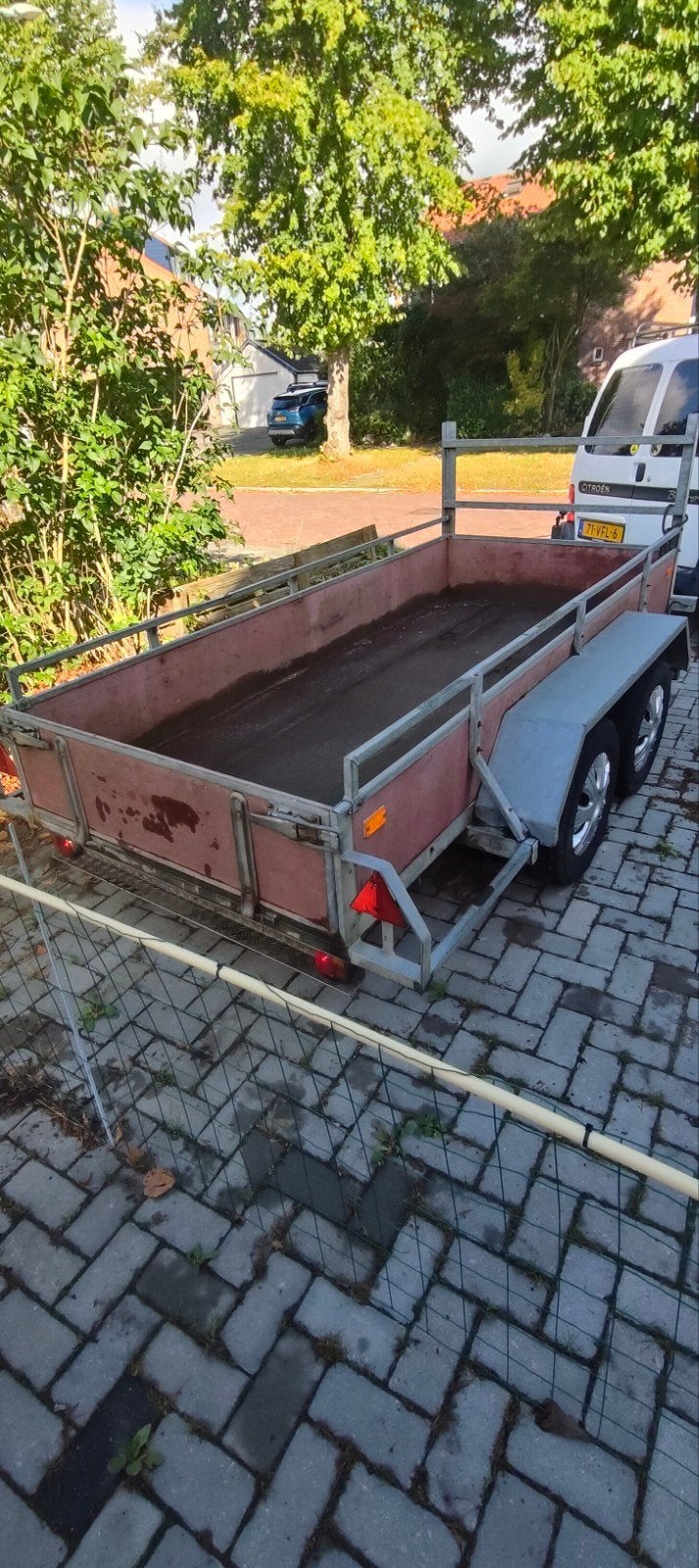 Aanhanger - Goed rijdend, zonder kenteken, Auto diversen, Ophalen, Gebruikt