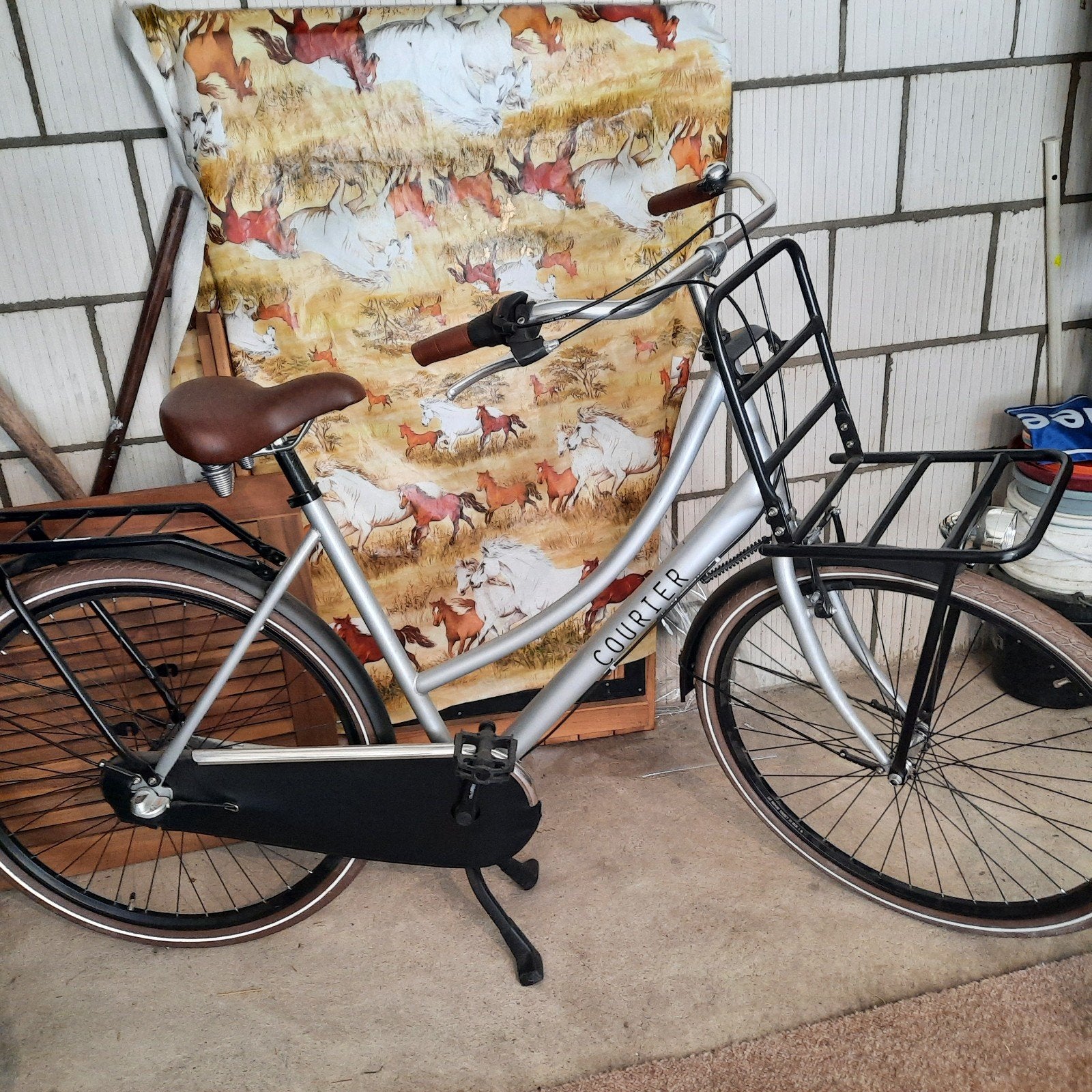 mooie nieuwe damesfiets courier, Fietsen en Brommers, Fietsonderdelen, Ophalen, Nieuw, Courier