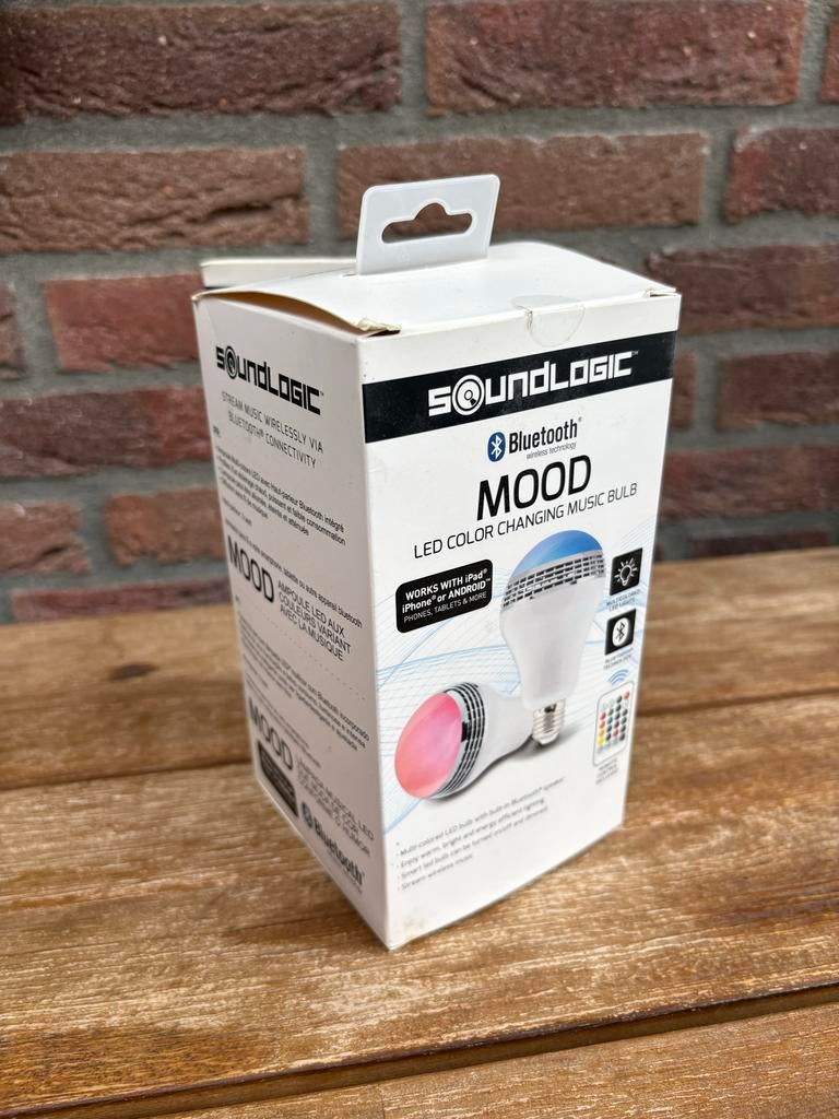 SoundLogic Mood LED Kleurveranderende Muziek Lamp, Ophalen of Verzenden, Nieuw