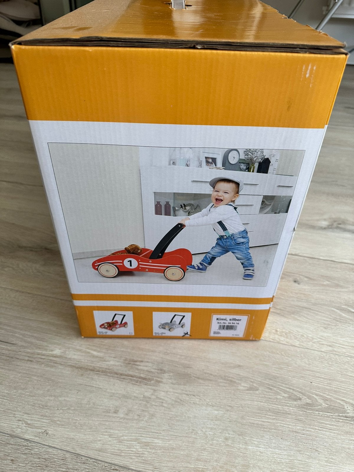 Houten loopwagen van pinolino, Kinderen en Baby's, Speelgoed | Houten speelgoed, Ophalen, Nieuw, Duw- of Trekspeelgoed