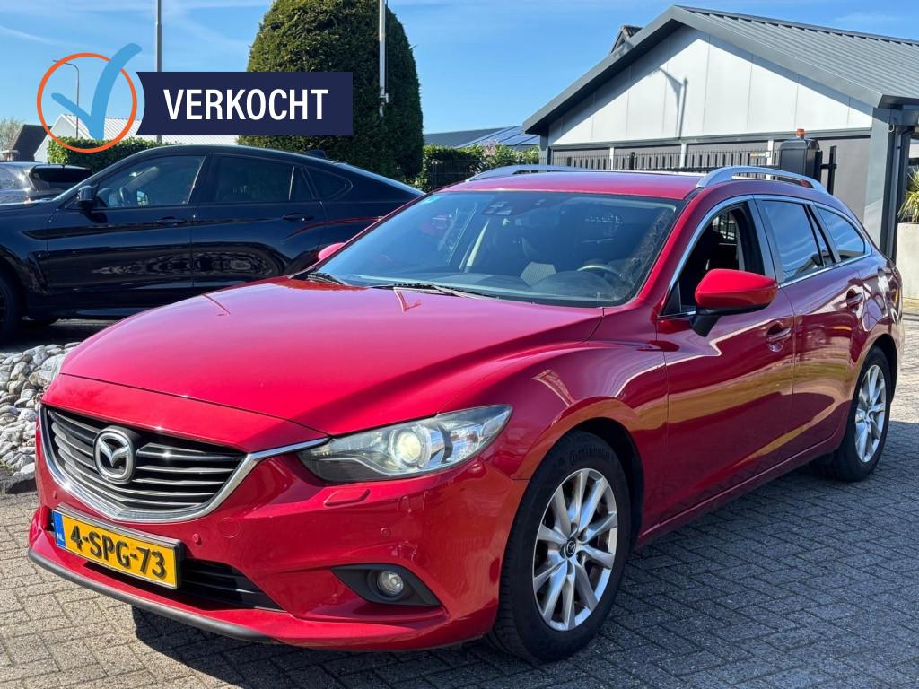 Mazda 6 Sportbreak 2.2D Skylease+ 2013 Trekhaak Export, Auto's, Mazda, Bedrijf, Te koop, 6 sportbreak, ABS, Airbags, Airconditioning