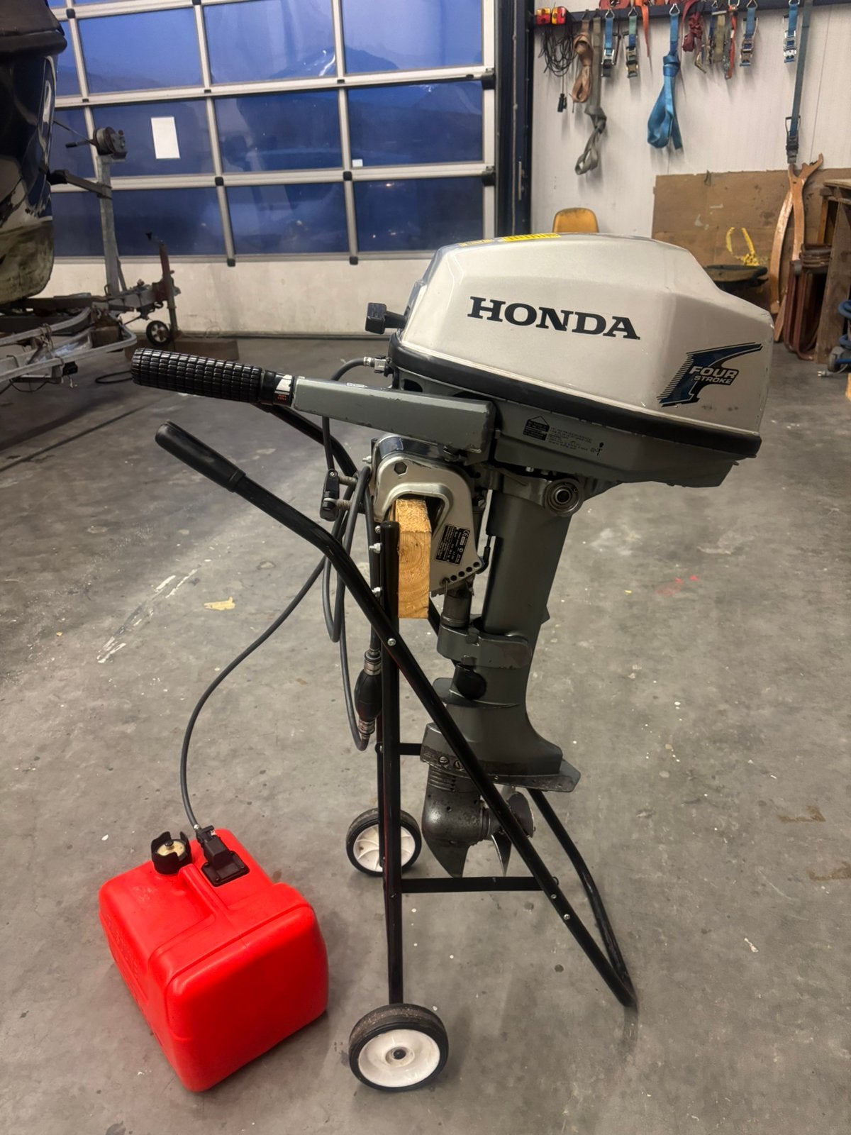 Honda 5pk 4takt incl tank, Ophalen, Gebruikt, 5 tot 10 pk, Viertaktmotor