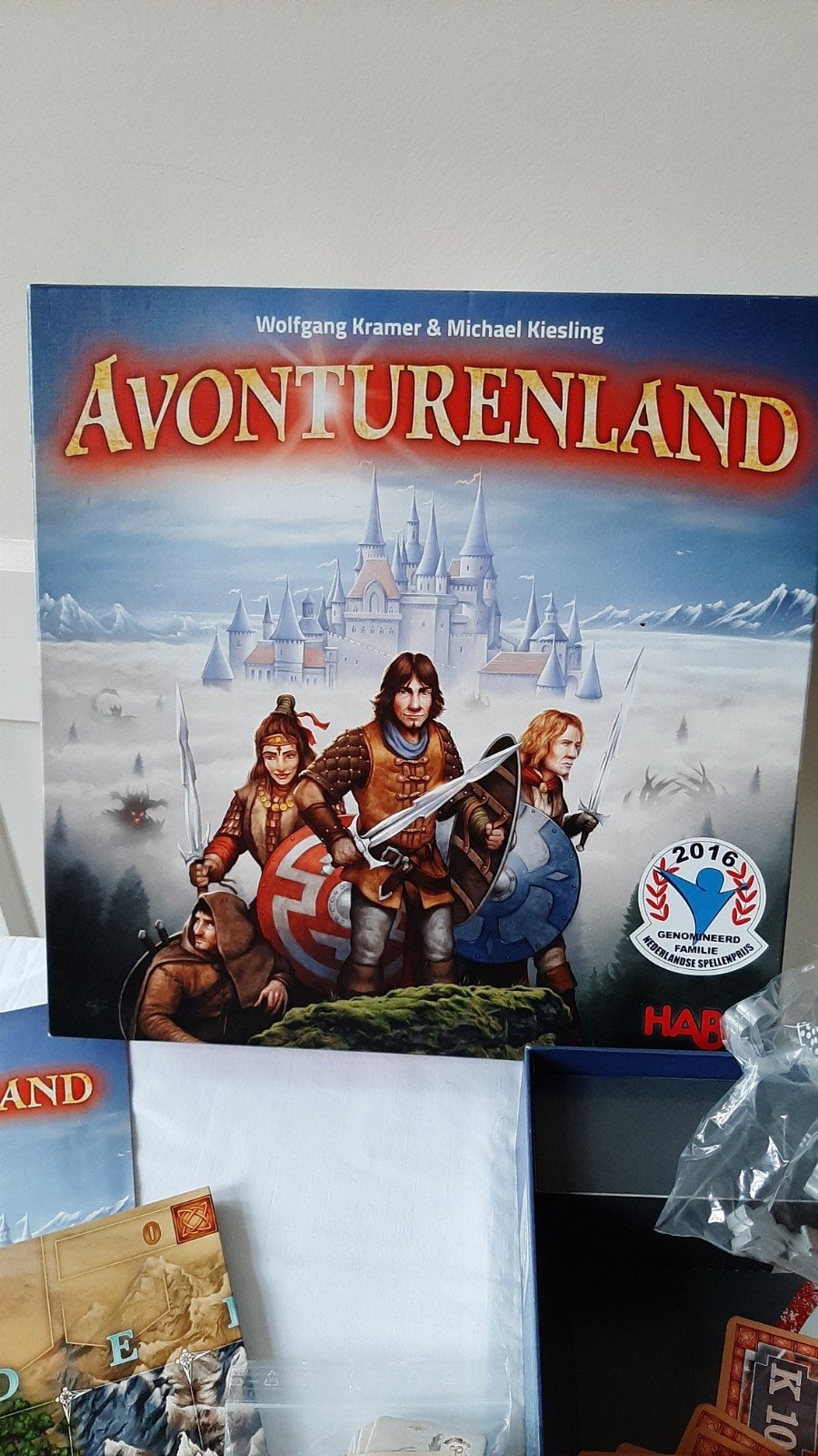 Avonturenland Bordspel - Wolfgang Kramer & Michael Kiesling, Drie of vier spelers, Ophalen of Verzenden, Zo goed als nieuw, HABA