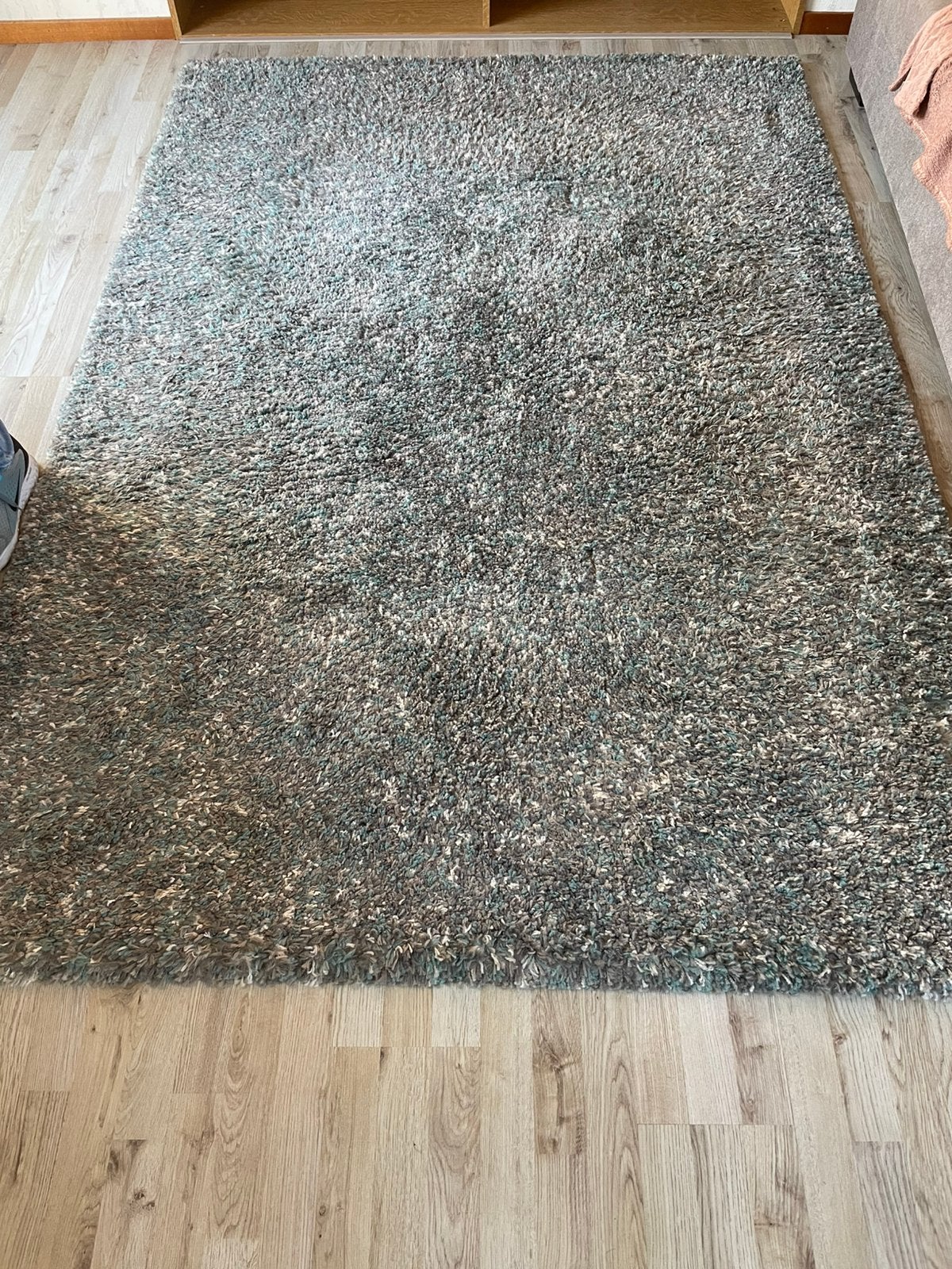 Ayyildiz Enjoy Shaggy vloerkleed 160 x 230 cm – blauw/grijs